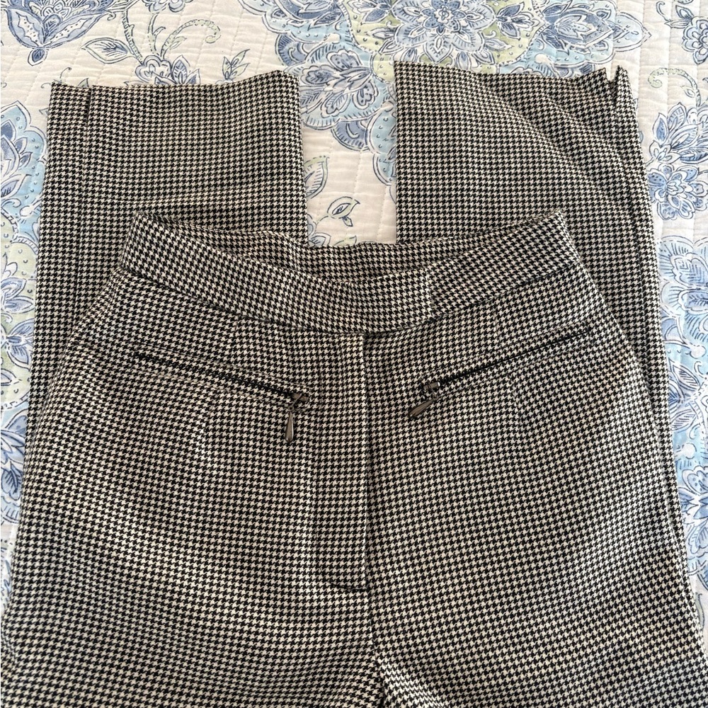 Vintage high waisted Houndstooth Patterned Pants size 4